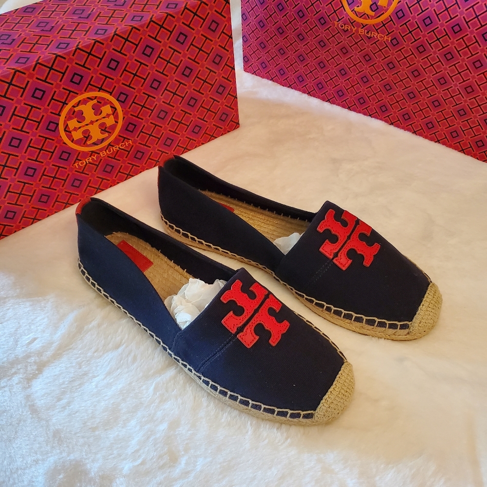 TORY BURCH NEW! Fabulous TORY BURCH Weston Flat Espadrille